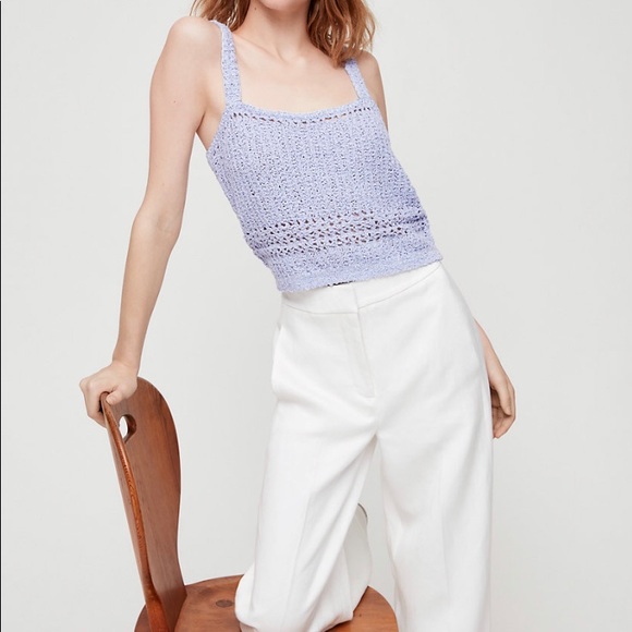 🖤 Aritzia Little Moon Bryony crop sweater tank - Picture 2 of 6